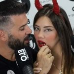 Sara Blonde in the spicy room of the Argentine ELO PODCAST