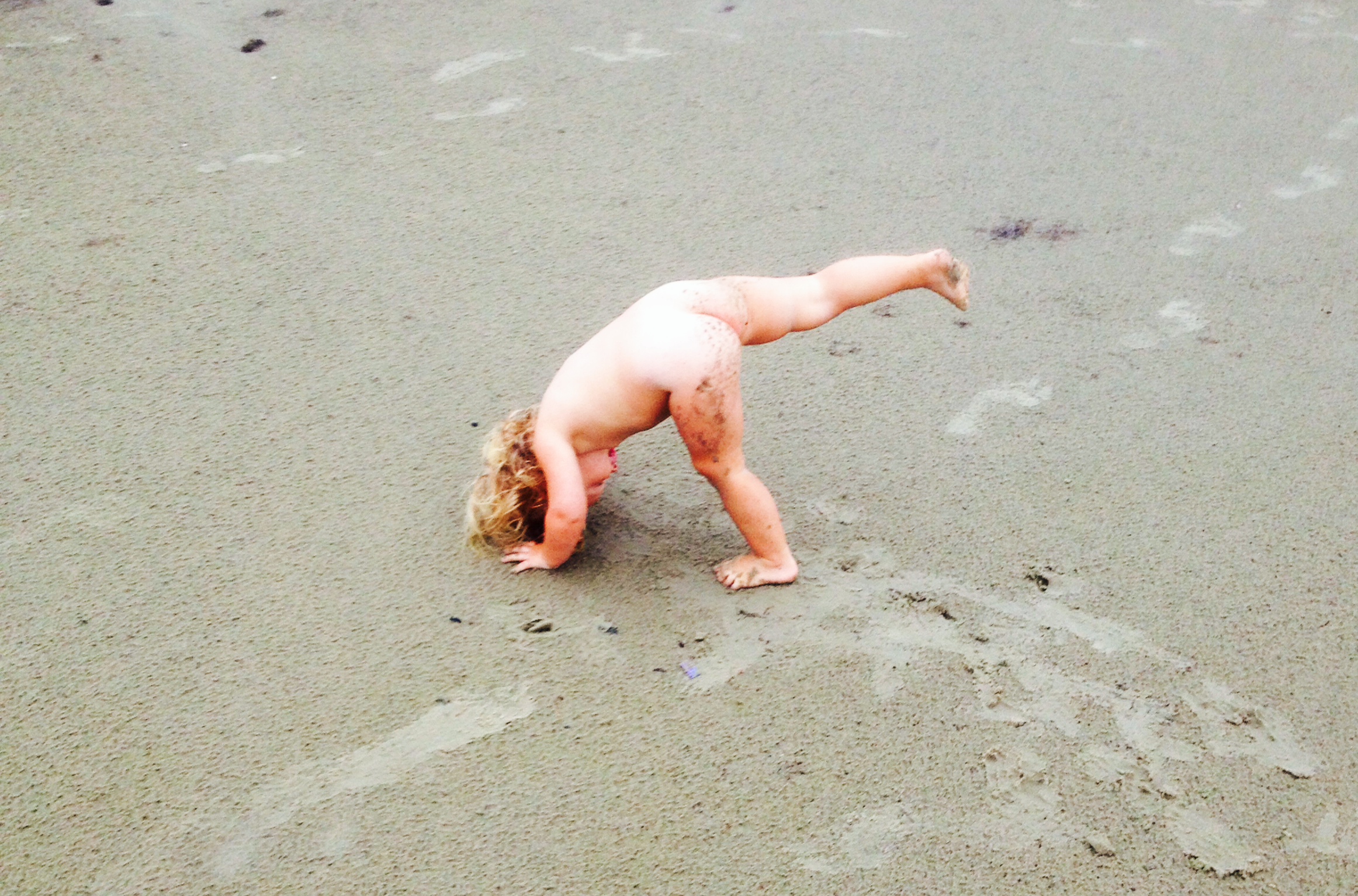 Naked family on the beach (photos)