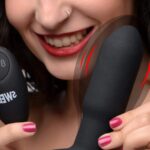 Worlds First Remote Control Inflatable 10X Vibrating Missile Silicone Anal Plug